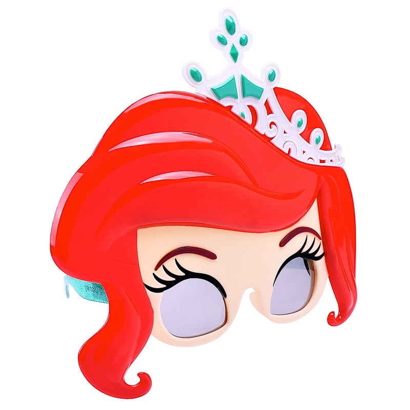 Sun-Staches Disney Official Ariel Sunglasses | Little Mermaid Princess Costume Accessory | UV400 | One Size Fits Most - Image 1